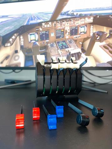 GoFlight GF-TQ6 Throttle Quadrant – 747 + Twin-Prop GA beschikbaar voor biedingen