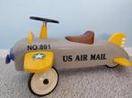 Retro loopauto vliegtuig metaal, Ophalen, Gebruikt, Loopvoertuig
