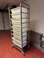 voorraad rek met bakken, Ophalen, Zo goed als nieuw, 60 cm of meer, 50 cm of meer