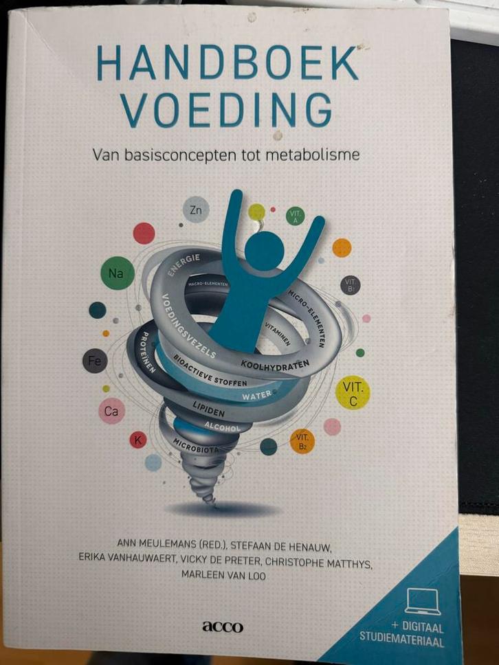 Handboek Voeding en Metabolisme, Boeken, Informatica en Computer, Zo goed als nieuw, Vakgebied of Industrie, Ophalen of Verzenden