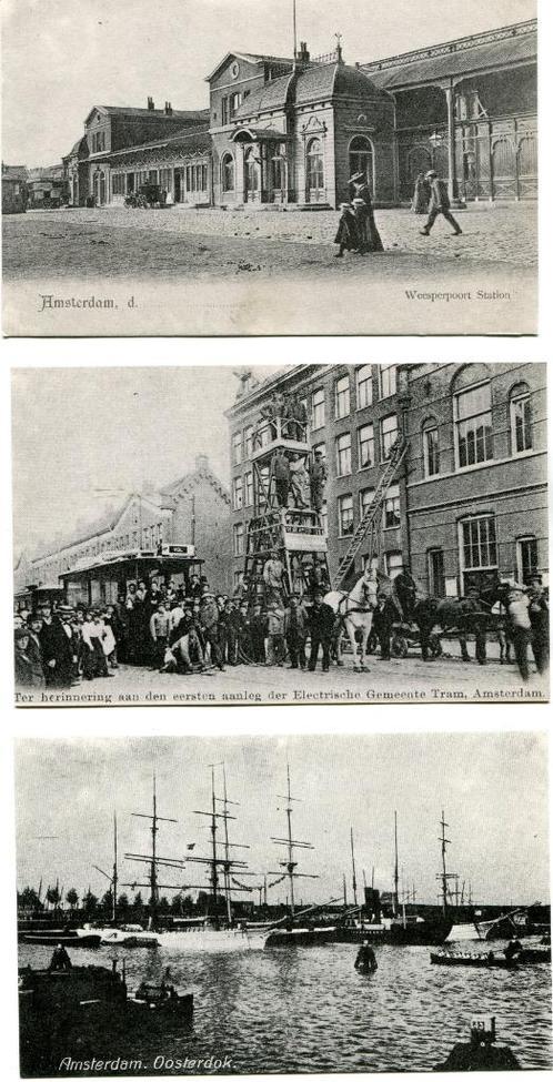 Ansichtkaarten Amsterdam reprint knoop haren ongelopen, Verzamelen, Ansichtkaarten | Nederland, Ongelopen, Noord-Holland, Voor 1920
