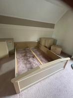 bed met twee hoekkastjes en twee nachtkastjes, Ophalen, Gebruikt, Tweepersoons, 160 cm