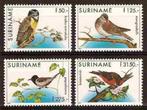 Suriname 951/4 postfris Vogels 1997, Postzegels en Munten, Postzegels | Suriname, Ophalen of Verzenden, Postfris