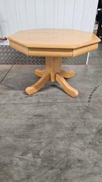 Licht eiken salontafel met lades, Ophalen, Gebruikt, 50 tot 100 cm, Vierkant