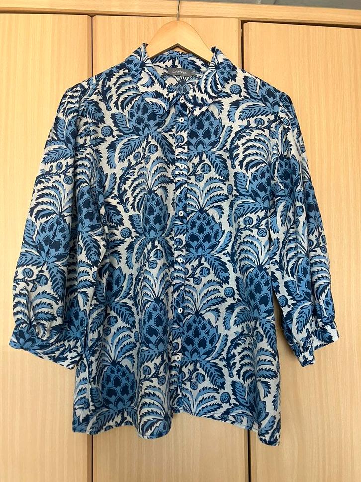 Geisha nieuwe blouse jeans blauw 3/4 mouw  vicose/pol XXL, Kleding | Dames, Blouses en Tunieken, Nieuw, Maat 46/48 (XL) of groter
