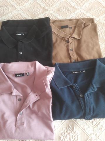 4 STUK GIRAV POLO DIVERSE KLEUREN  XXL/XLF NIEUW beschikbaar voor biedingen