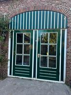 Hardhouten kozijnen en deuren, Doe-het-zelf en Verbouw, Kozijnen en Schuifpuien, Ophalen, Gebruikt, Deurkozijn, 150 tot 225 cm