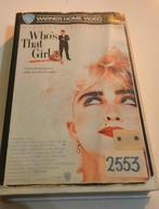 Who's That Girl (1987), Ex-Rental VHS, Madonna, Overige genres, Ophalen of Verzenden, Vanaf 12 jaar, Zo goed als nieuw