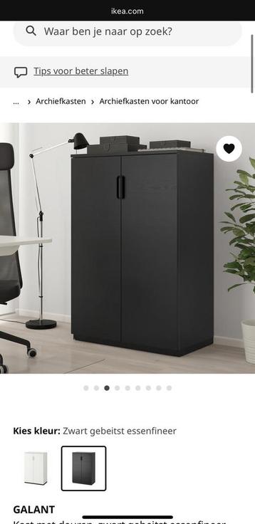 Galant IKEA kast met deuren en planken - afbeelding 11