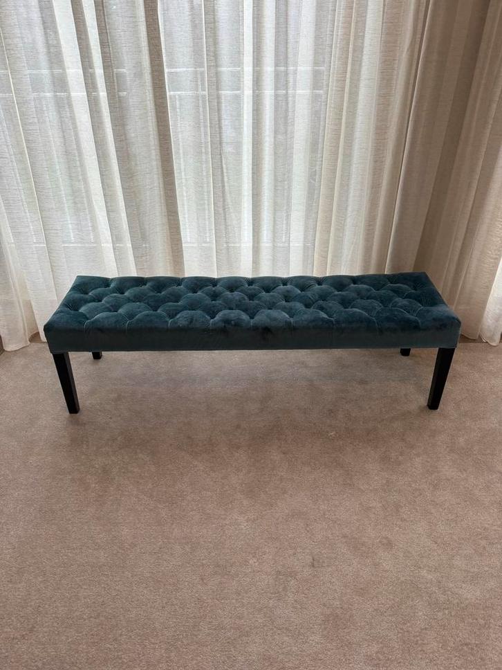 Keijser en co bankje, Huis en Inrichting, Banken | Voetenbanken en Poefen, Zo goed als nieuw, Minder dan 50 cm, 125 cm of meer