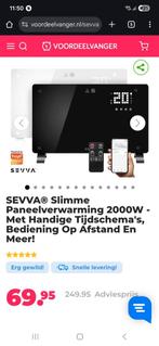 Sevva Slimme Paneelverwarming - als  nieuw, Ophalen, Overige soorten, Elektrisch, Zo goed als nieuw