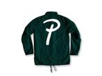 Patta Nylon Logo Coach Jacket Pine Green - Maat M, Kleding | Heren, Maat 48/50 (M), Ophalen of Verzenden, Zo goed als nieuw, Patta
