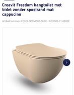 Mat cappucino wc set met bidet nieuw in doos, Nieuw, Toilet, Ophalen of Verzenden