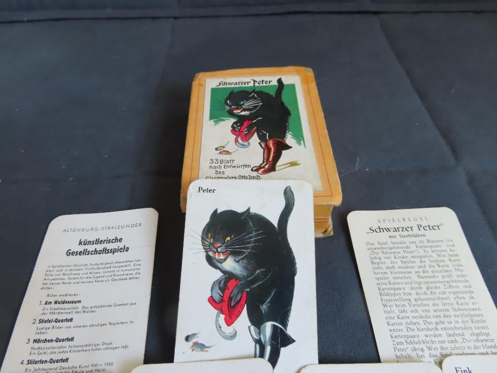 Schwarzer Peter/zwarte Pietspel, Ophalen of Verzenden, Zo goed als nieuw, Speelkaart(en)