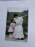 MOEDER. MET DOCHTER, Ophalen of Verzenden, Voor 1920, Kinderen