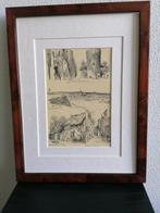 Craandijk Litho Limburg Elsloo Steijn Ruine 1880 (7), Ophalen of Verzenden