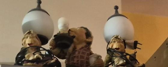 Laaf lampen, Verzamelen, Efteling, Gebruikt, Beeldje of Poppetje, Ophalen