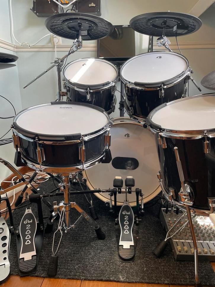 Gewa 3 pro 5 electronisch drumstel, Muziek en Instrumenten, Drumstellen en Slagwerk, Zo goed als nieuw, Overige merken, Ophalen of Verzenden