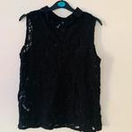 Zwart kanten mouwloos shirtje maat m 38 Jacqueline de Yong, Kleding | Dames, Maat 38/40 (M), Zwart, Ophalen of Verzenden, Zo goed als nieuw