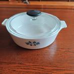 Blue Band Vintage Pyroflam braadschaal met deksel, Huis en Inrichting, Ophalen of Verzenden, Gebruikt, Overige materialen, Overige typen
