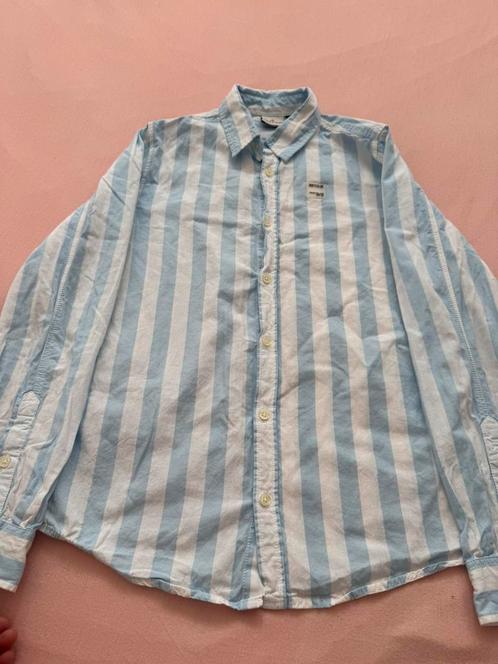 Zo goed als nieuw! Jongens overhemd maat 15-16, Kleding | Heren, Overhemden, Zo goed als nieuw, Overige halswijdtes, Blauw, Ophalen