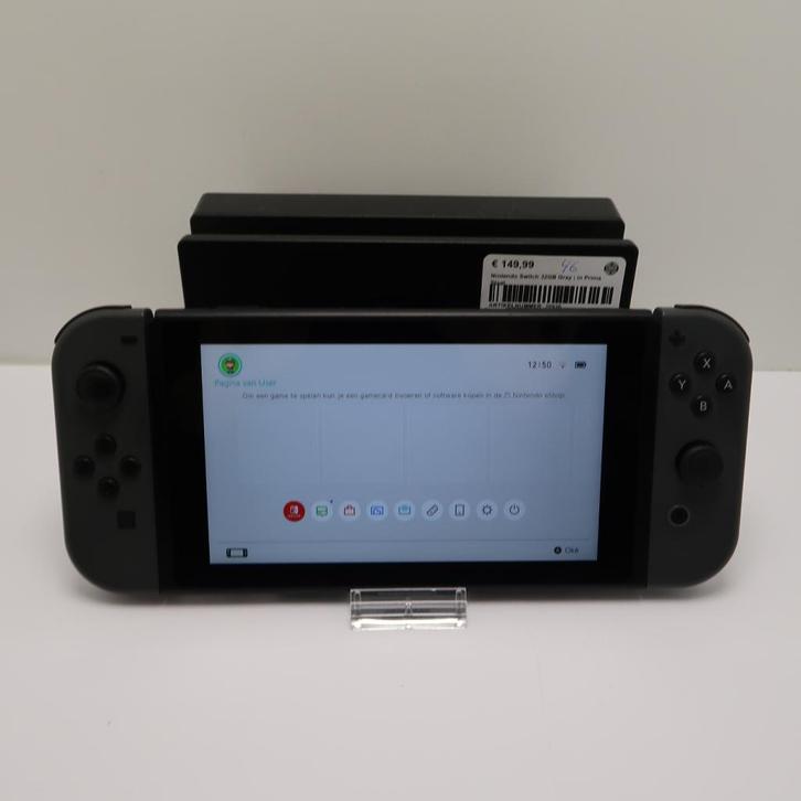 Nintendo Switch 32GB Gray | in Prima Staat, Spelcomputers en Games, Spelcomputers | Nintendo Switch, Zo goed als nieuw