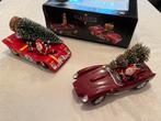 Kerst modelauto met kerstman en kerstboom 1:18 (25 a 30cm), Ophalen of Verzenden, Nieuw, Auto, Overige merken