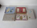 5 VINTAGE geschenkdozen jaren 60 : zeep en eau de cologne, Verzamelen, Parfumverzamelingen, Verzenden, Nieuw, Parfumfles, Gevuld