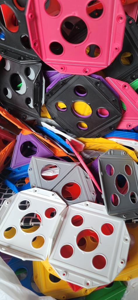 Kleurrijke Bouwstenen - Creatief Speelgoed, Kinderen en Baby's, Speelgoed | Duplo en Lego, Gebruikt, Losse stenen, Ophalen of Verzenden