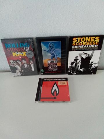 ROLLING STONES DVD'S en CD beschikbaar voor biedingen
