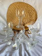 5 grote vintage Roemer wijnglazen blank glas, Antiek en Kunst, Antiek | Glas en Kristal, Ophalen of Verzenden