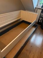 Ombouw zonder lattenbodem, Ophalen, 90 cm, Eenpersoons, Wit