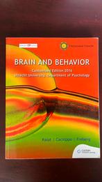 Brain and Behavior, Boeken, Studieboeken en Cursussen, Ophalen of Verzenden, Zo goed als nieuw, WO