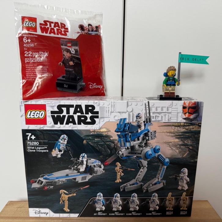 LEGO 75280 STAR WARS 501st Legion Clone Troopers + 40298, Kinderen en Baby's, Speelgoed | Duplo en Lego, Nieuw, Lego, Complete set