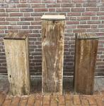 Hardhouten sokkels / pilaren, Huis en Inrichting, Woonaccessoires | Zuilen en Pilaren, Ophalen, Nieuw