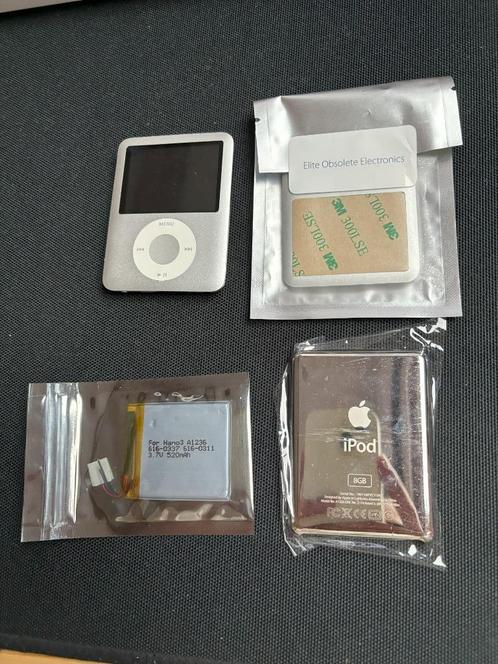 iPod nano 3rd - Full Set, Audio, Tv en Foto, Mp3-spelers | Apple iPod, Refurbished, Nano, 2 tot 10 GB, Zilver, Ophalen of Verzenden
