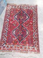 Oud antiek wollen vloerkleed karpet wandkleed perzisch, N, 200 cm of meer, Ophalen of Verzenden, N