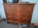 Antieke Eikenhouten Kast, 100 tot 150 cm, 150 tot 200 cm, Eikenhout, 25 tot 50 cm