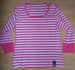 Roze/ wit gestreepte katoenen longsleeve maat M, Kleding | Dames, T-shirts, Maat 38/40 (M), Ophalen of Verzenden, Zo goed als nieuw