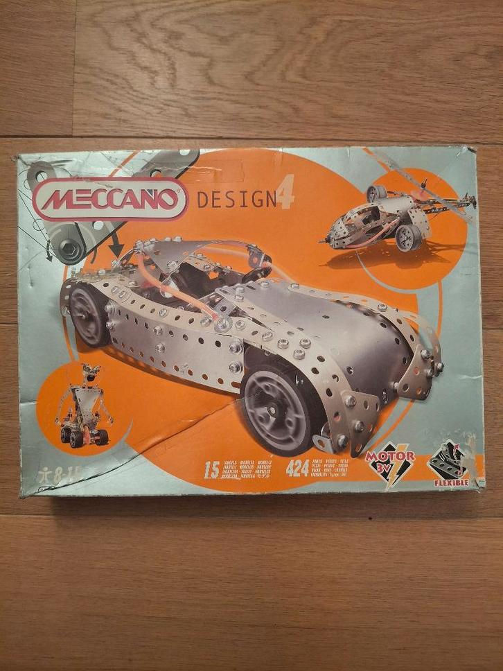 mecano design no. 4, Verzamelen, Speelgoed, Zo goed als nieuw, Ophalen