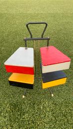Retro Vintage  Antiek Joos Teders naaibox voor Metalux 1955, Ophalen of Verzenden, Huis en Inrichting