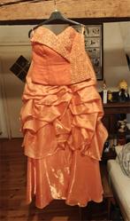 Prinsjesdag jurk, Kleding | Dames, Gelegenheidskleding, Overige typen, Maat 42/44 (L), Oranje, Ophalen of Verzenden