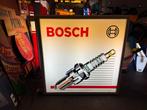 BOSCH Bougie oude reclame lichtbak, Verzamelen, Merken en Reclamevoorwerpen, Ophalen, Gebruikt, Lichtbak of (neon) lamp, Nvt