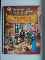 Geronimo Stilton stripboek wie heeft de mona lisa gestolen, Fictie algemeen, Geronimo Stilton, Ophalen of Verzenden, Zo goed als nieuw