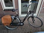 Mooie en degelijke fiets met leren tassen, Fietsen en Brommers, Ophalen, Zo goed als nieuw, Overige merken, Versnellingen