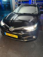 MOET WEG VASTE PRIJS! Toyota Auris 1.8 Hybrid 5DR CVT 2017, 65 €/maand, 28 km/l, Leder en Stof, Zwart