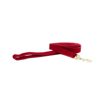 KENTUCKY Corduroy Hondenlijn / Riem Rood 2x120 cm KOOPJE!!! beschikbaar voor biedingen