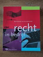 Recht in bedrijf, Boeken, Ophalen of Verzenden, Zo goed als nieuw, MBO, Boom Juridische uitgevers