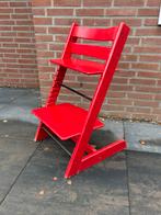 Rode Stokke Tripp Trapp Meegroeistoel, Kinderen en Baby's, Kinderstoelen, Ophalen of Verzenden, Gebruikt, Meegroeistoel, Aanschuifbaar