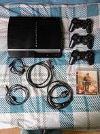 Goed werkende PlayStation 3, Ophalen of Verzenden, Gebruikt, Met 2 controllers, Slim